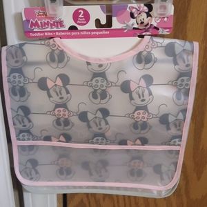 Disney Minnie 2 pack Bibs